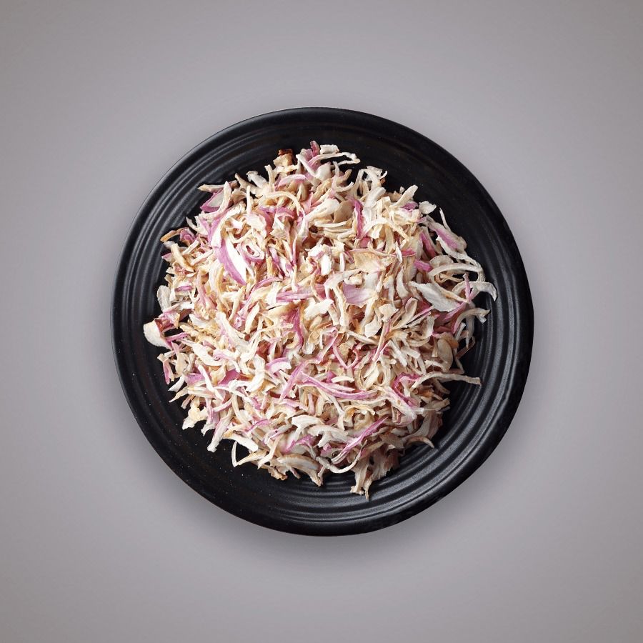 Dehydrated Pink Onion Kibbled