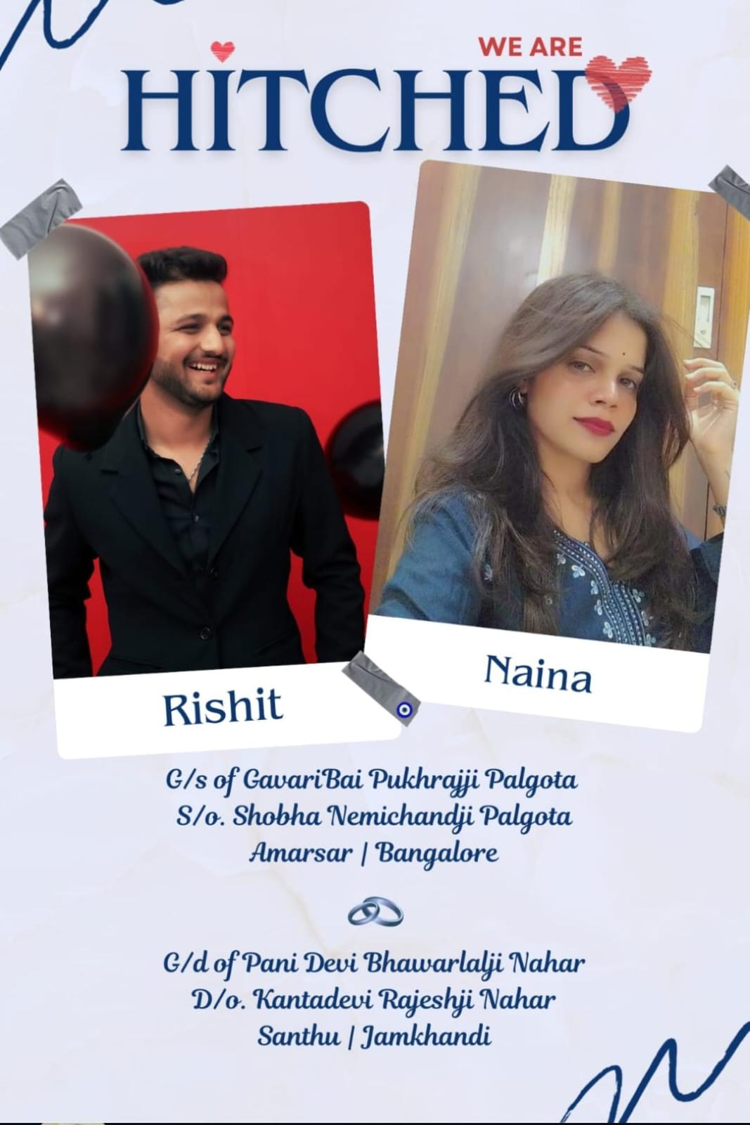 ऋषित & नैना : सगाई-अभिनंदन: 03-11-2025