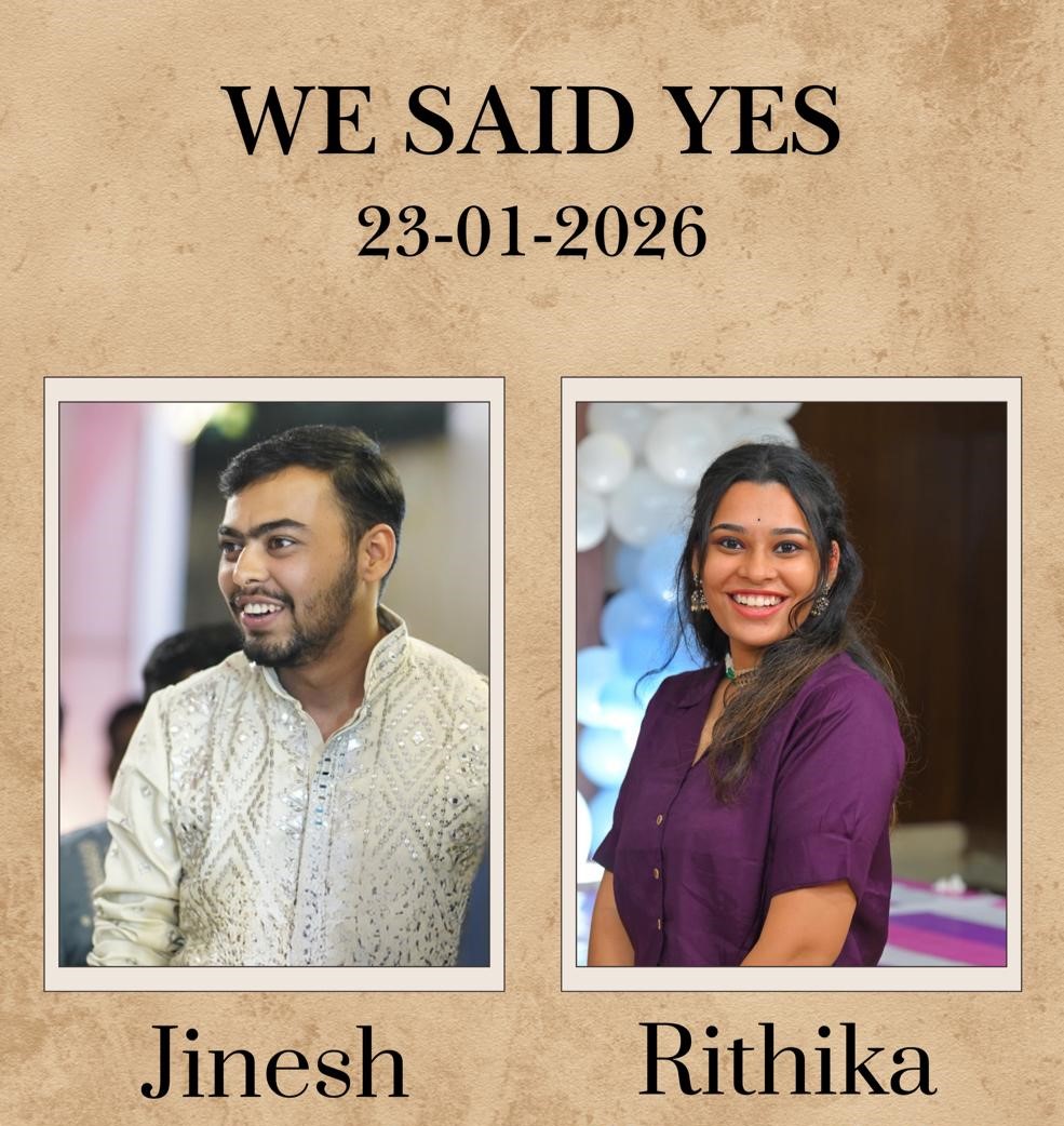Rithika & Jinesh