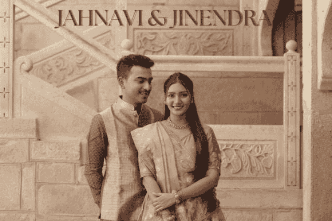 सौ.कां. जाह्नवी  & चि. जिनेन्द्रजी 