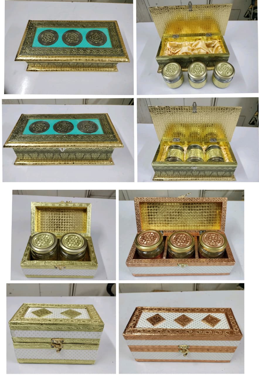 Glass jar box jar 2 3 