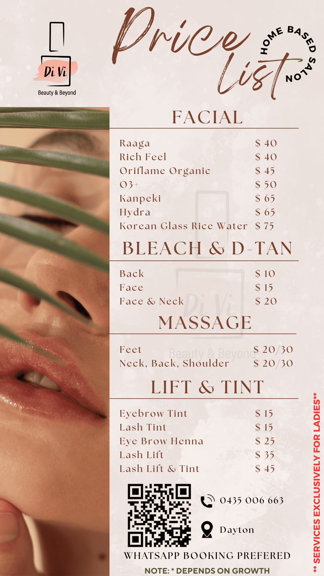 Updated Price List_Facial & Lift & Tint