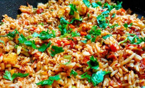 CHILLY BASIL FRIED RICE