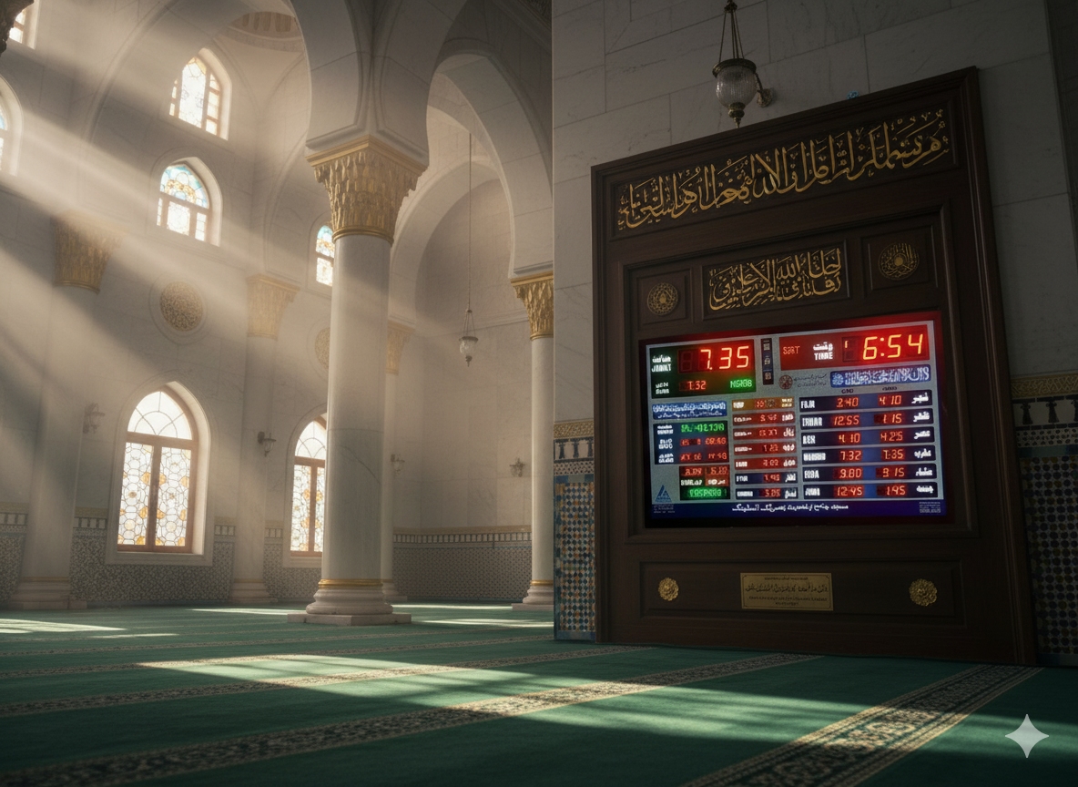Masjid clock for namaz 
