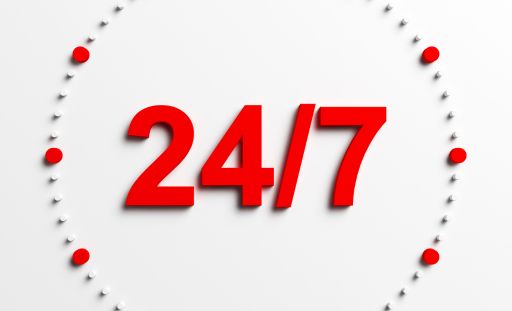 24/7 Service Support