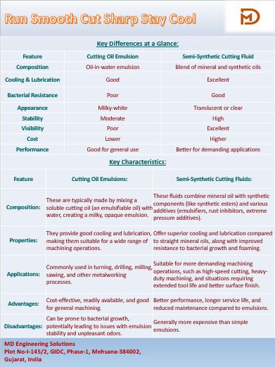 Key Feature of Cutting Oil