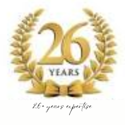 26+ years expertise