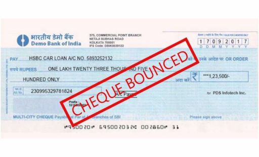 on-us cheque return