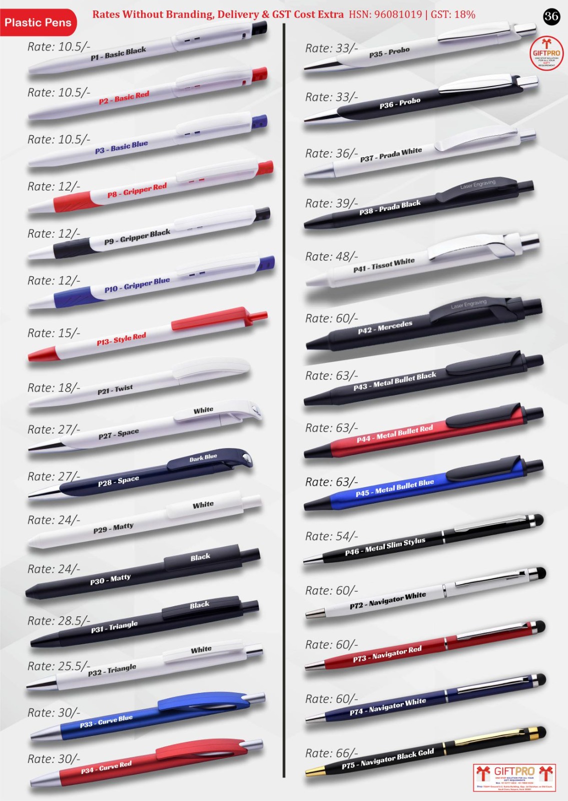 Plastic Pen