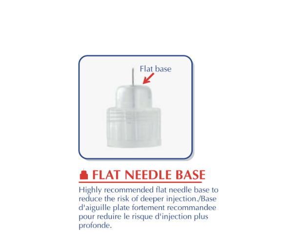 FLAT NEEDLE BASE