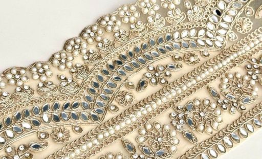 Heavy embroidery, Zari, Zardozi, Mirror & Thread work options