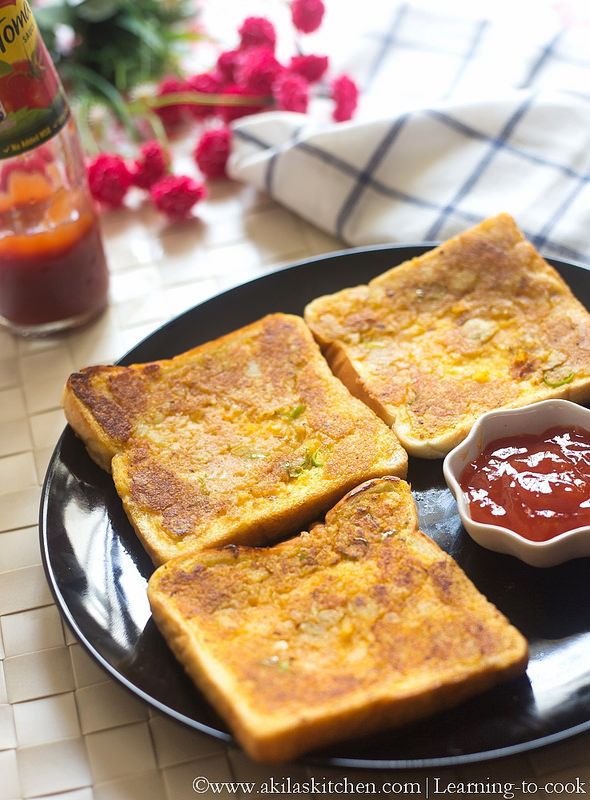 Aloo Butter Chaat Toast