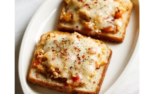 Open Paneer Cheese Sandwich