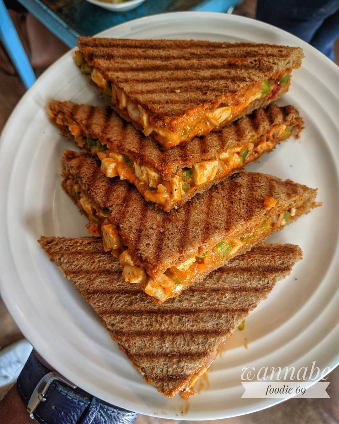 Veg. Paneer Cheese Toast Sandwich