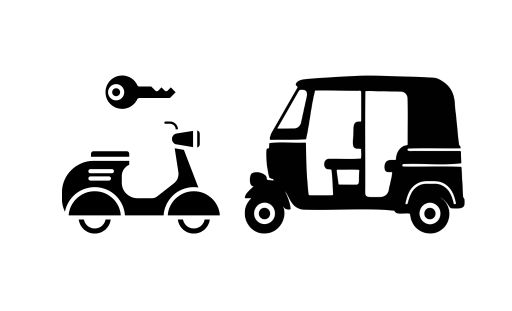 Multi-brand sales point for 2-wheelers & 3-wheelers