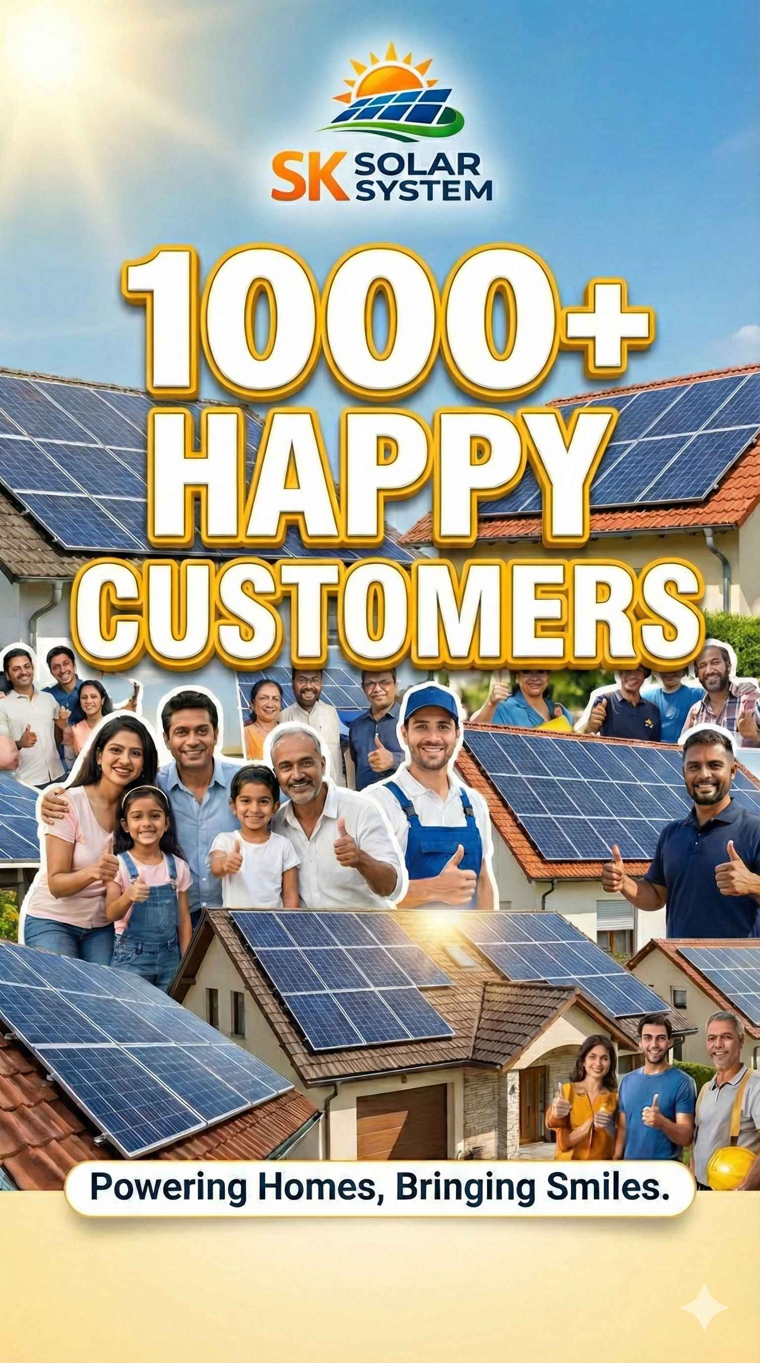 SK SOLAR SYSTEM 1000+ HAPPY CUSTOMER
