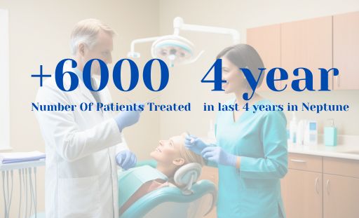 Number of patients treated 6000 patient treated in last 4 years in Neptune