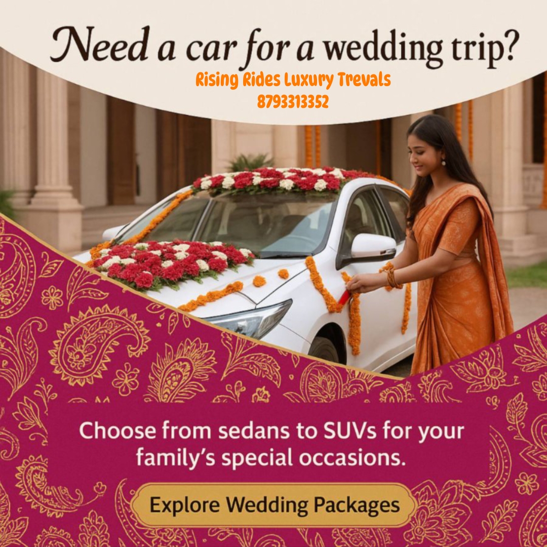 Luxury wedding car 