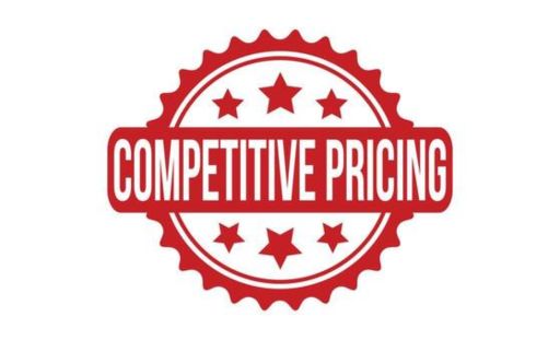 Affordable and competitive pricing