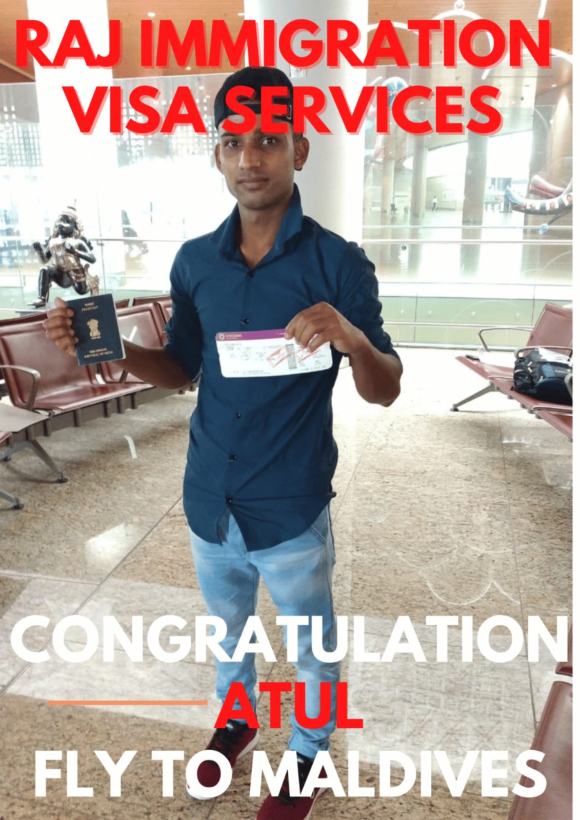 🥳CONGRATULATION ATUL FLY TO MALDIVES🎉