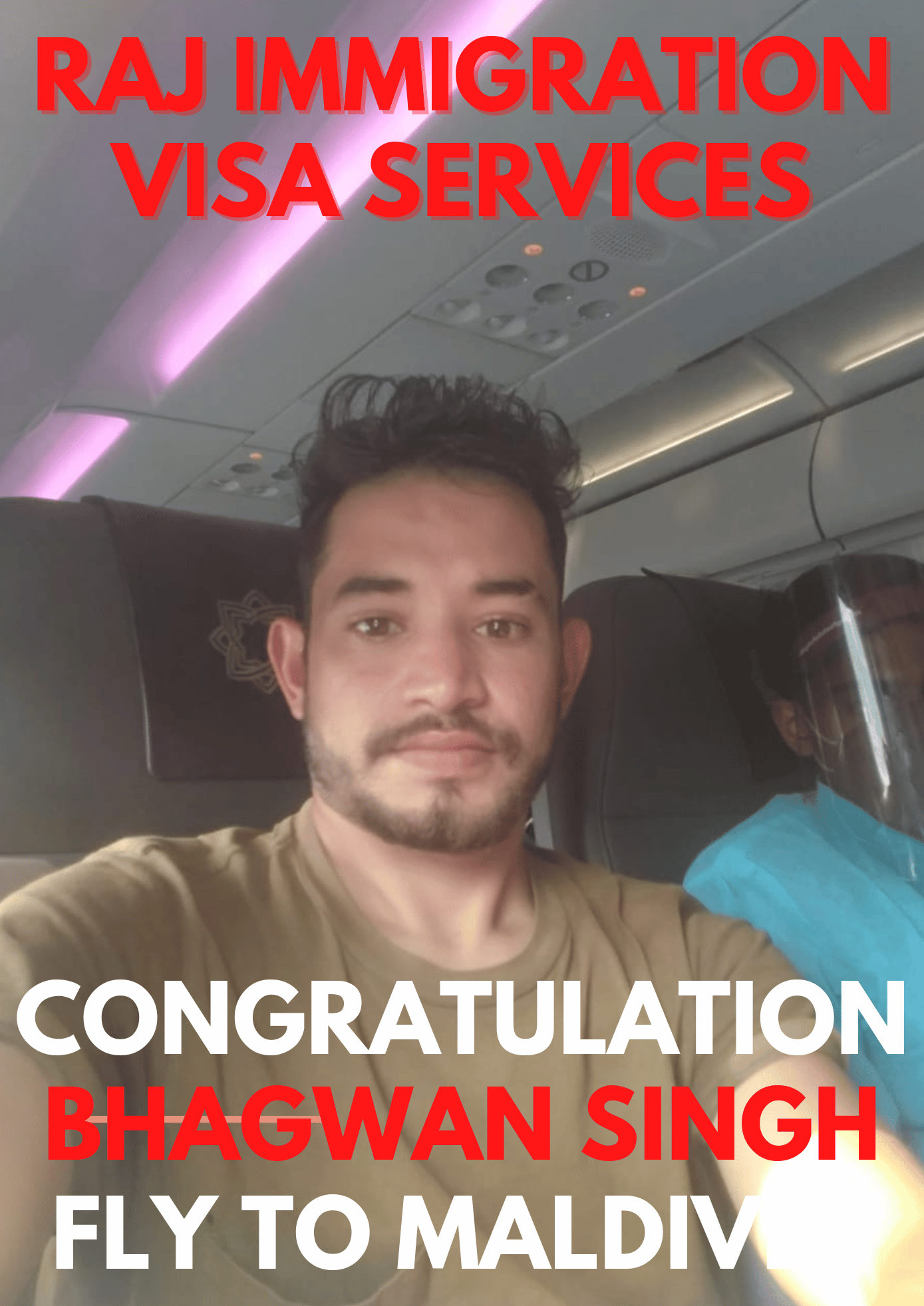 🥳CONGRATULATION BHAGWAN SINGH FLY TO MALDIVES🎉