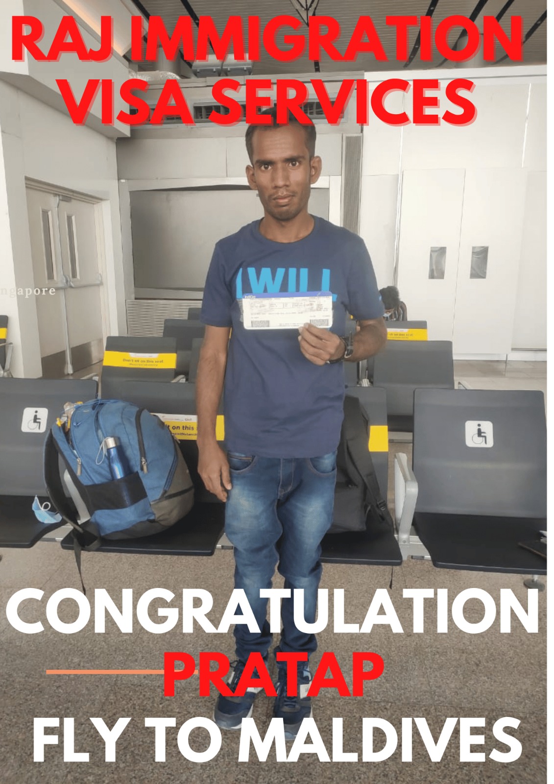 🥳CONGRATULATION PRATAP FLY TO MALDIVES🎉