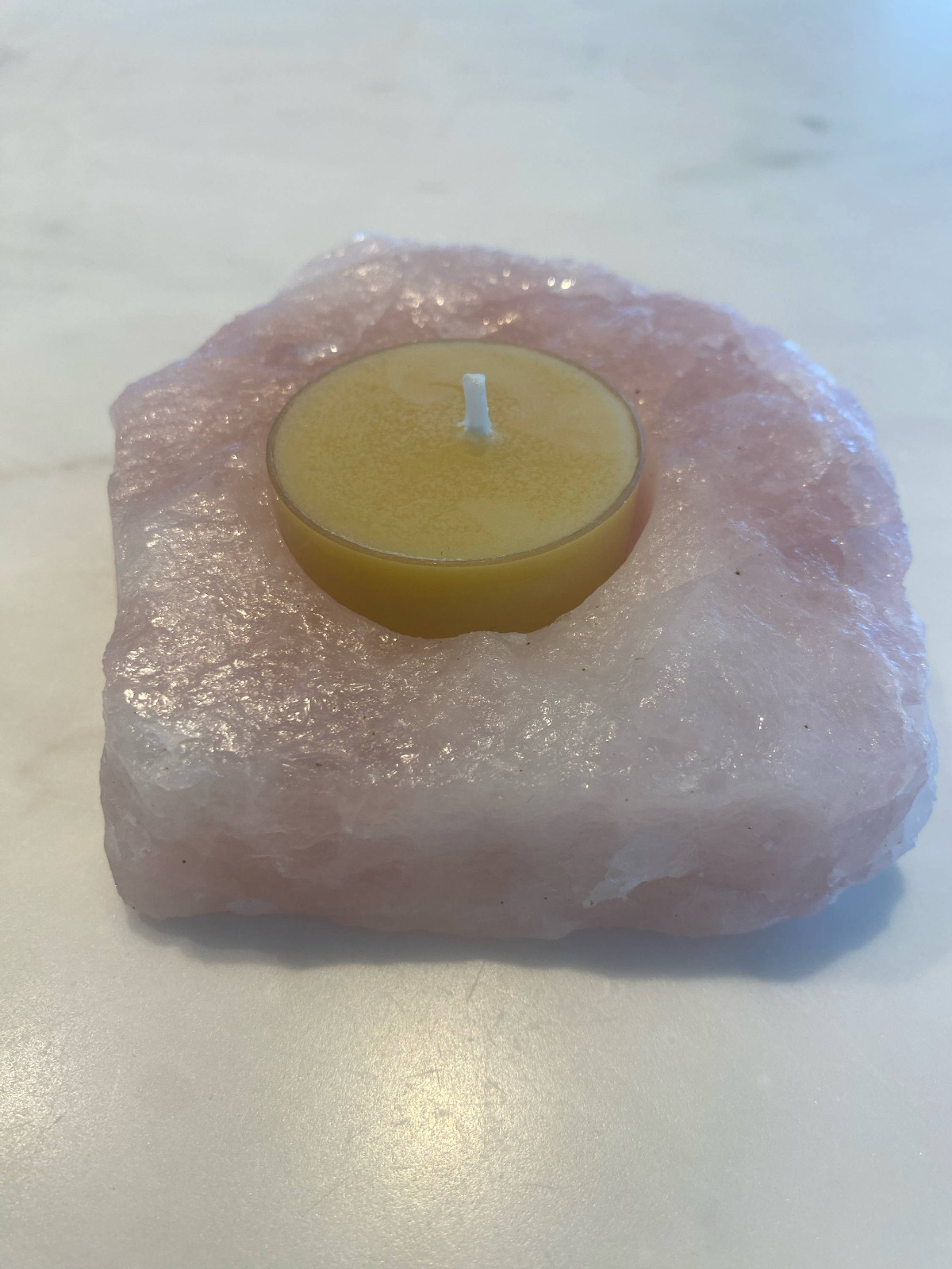 Pink Rose Candle Holder