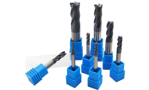 Four Flute Carbide Spiral Endmill