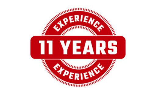 11 Years Experience