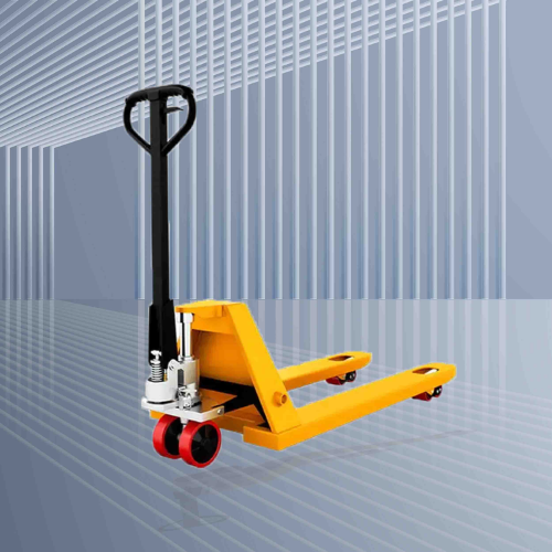 Hand pallet machine
