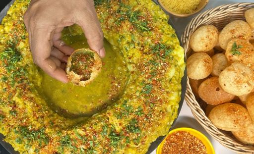 Ragda pani puri 40/-