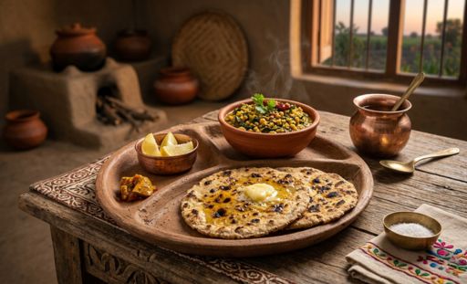Methi Kanki Sabji + Makai Roti – ₹149