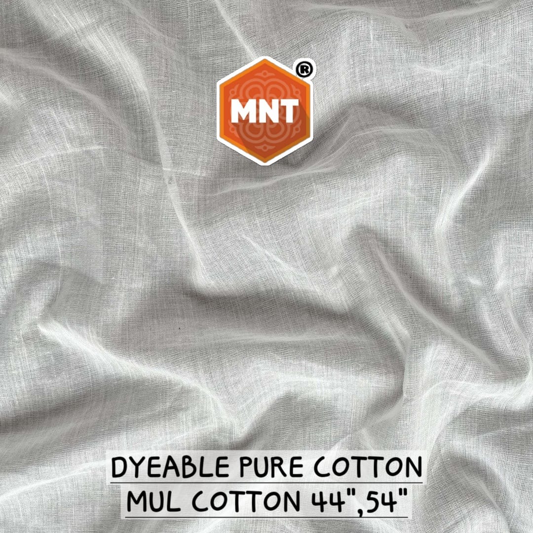 dyeable mul cotton