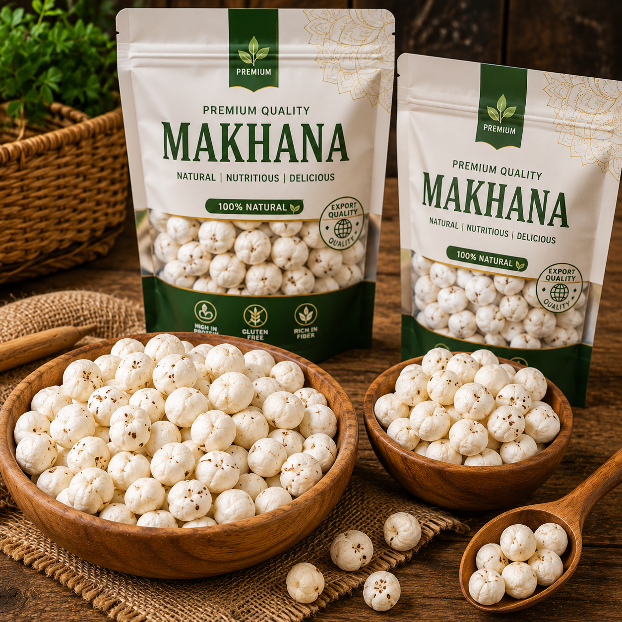 Makhana (Fox Nuts) Export
