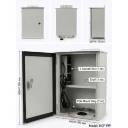 Outdoor Pole Mount Network Racks