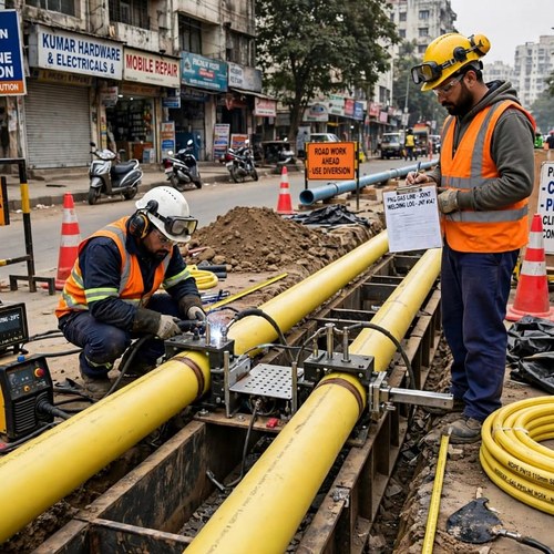 Gas LINE Underground HDD Work