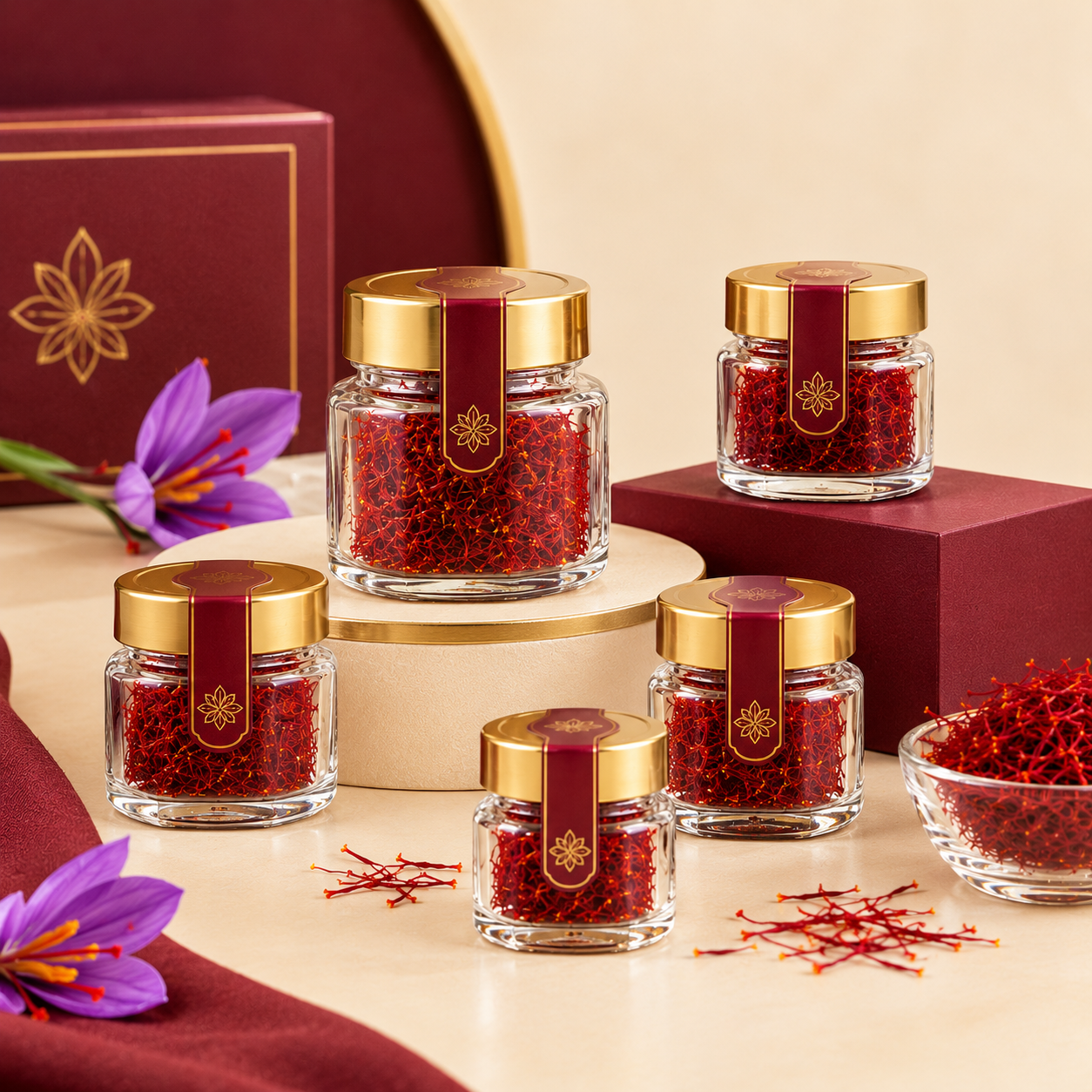 Retail Saffron Packaging