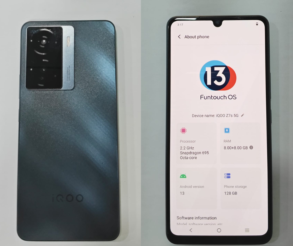 IQOO Z7s 5g 8/128